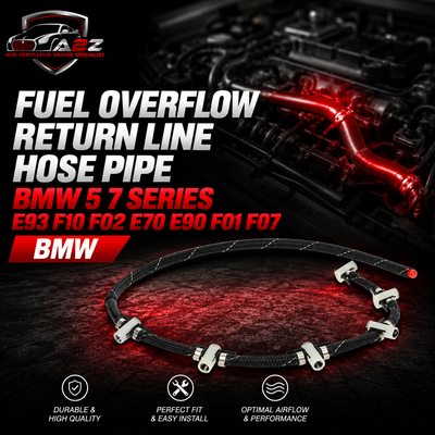 Fuel Overflow Return Line Hose Pipe 13537799993 Compatible With BMW 5 7 Series E93 F10 F02 E70 E90 F01 F07 Tag No.928