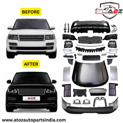 Conversion Bumper Body Kit Compatible With Range Land Rover Vogue 2013-2017 Upgrade To Land Rover Vogue 2018-2022 (Shipping Cost Not Included In Price)