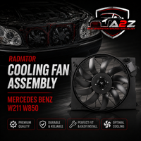 Radiator Cooling Fan Assembly 2115001893 Compatible With Mercedes Benz W211 W850