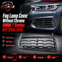 Fog Lamp Cover Without Chrome Left 51118092159 & Right 51118092160 Compatible With BMW 7 Series (G12) (2016-2019) Tag No.474