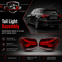 Tail Light Rear Lamp Compatible With MERCEDES BENZ A-CLASS W177 (2018-2021) Tail Light Rear Lamp Left A1779066900 & Right A1779067000