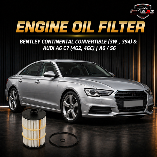 Engine Oil Filter E861H D413 & 079198405D 079115561J & OX1123D Compatible With BENTLEY CONTINENTAL Convertible (3W_, 394) & AUDI A6 C7 (4G2, 4GC) | A6 / S6 - Tag 244