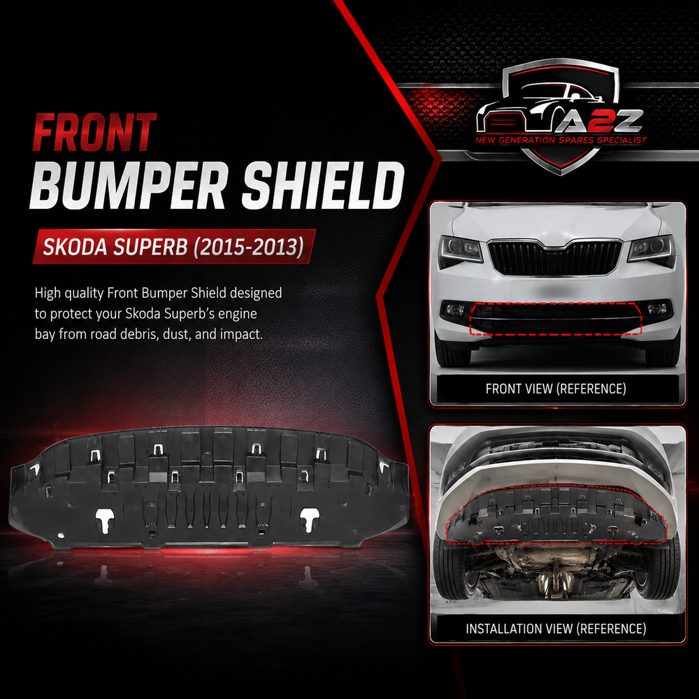 Front Bumper Shield 3V0807611 Compatible With Skoda Superb (2015-2023) Tag No.3