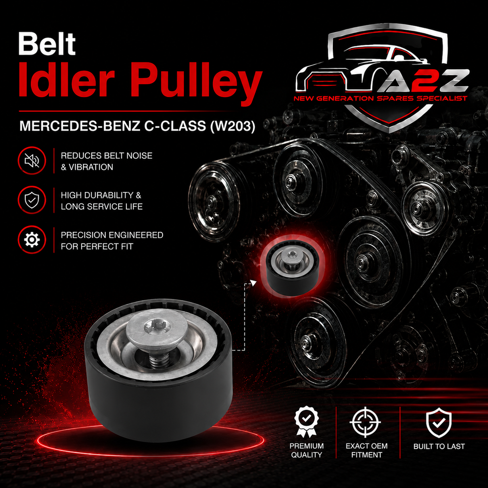 Belt Idler Pulley 6512000770 6512000670 6512001870 Compatible with MERCEDES-BENZ Tag no : 11