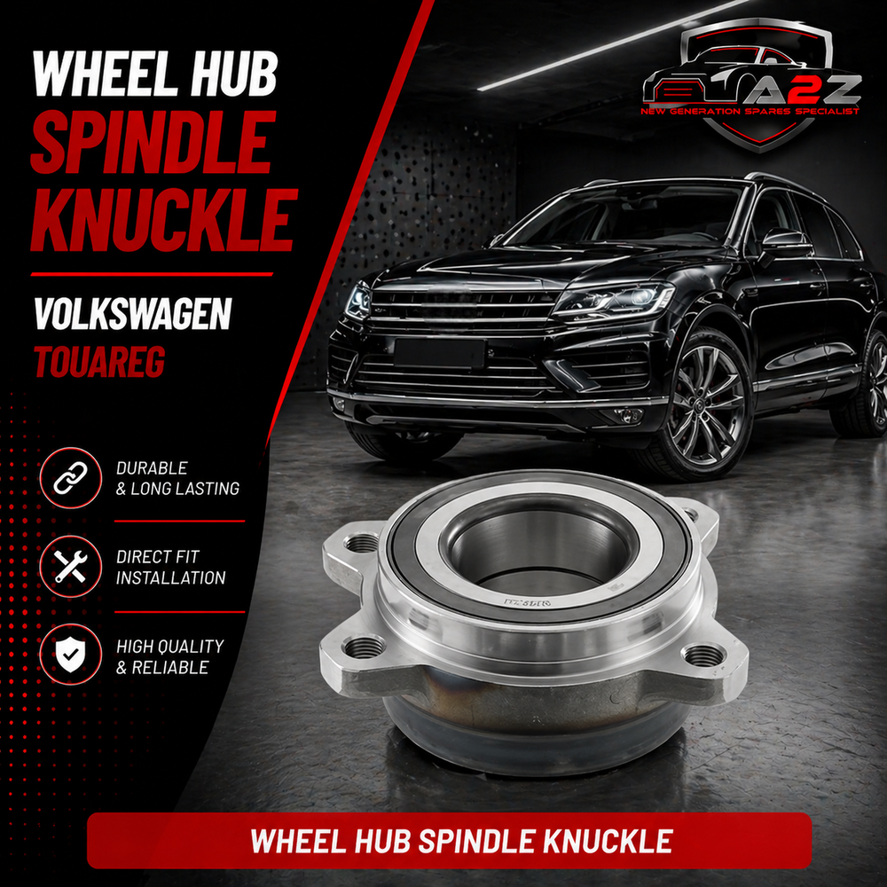 Front Left Wheel Hub Spindle Knuckle 7P0407287 Compatible With Volkswagen Touareg