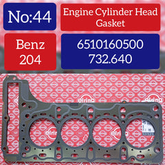 Engine Cylinder Head Gasket 732.640 6510160500 Compatible With Mercedes-Benz A-CLASS (W176) B-CLASS Sports Tourer (W246, W242) C-CLASS (W204) C-CLASS (W205) CLA/CLS(C117, C218) E-CLASS (W212) GLA/GLE (X156, W166) M-CLASS (W166) V-CLASS (W447) Tag No.44