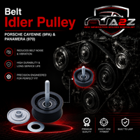 Belt Idler Pulley 7PP145276 95510211910 Compatible with PORSCHE CAYENNE (9PA) & PANAMERA (970)