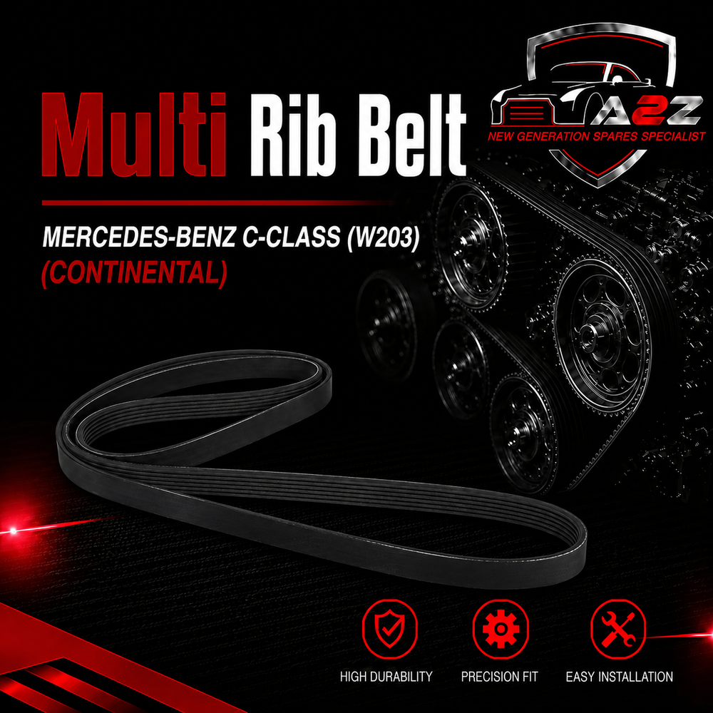 Multi Rib Belt 6PK2135 A0029930996 Compatible With MERCEDES-BENZ C-CLASS (W203) (CONTINENTAL)