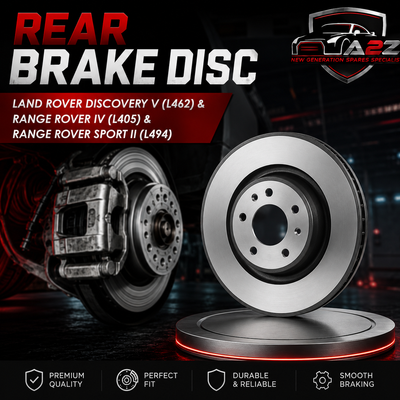 Rear Brake Disc Set LR099036 LR161898 LR033302 Compatible With LAND ROVER DISCOVERY V (L462) & RANGE ROVER IV (L405) & RANGE ROVER SPORT II (L494)