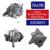 Water Pump JDE38893 JDE36106 XR858491 Compatible With JAGUAR XF/XJL/XE/F-Pace Tag No.98