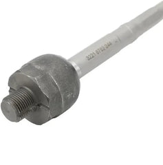 BMW E90 steering tie rod replacement inner tie rod end with threaded stud close up by A to Z Auto Parts