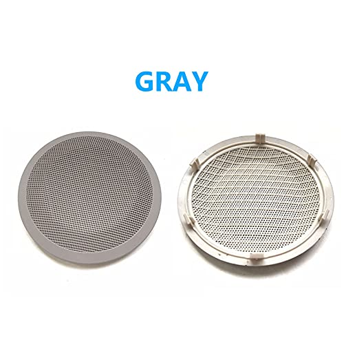 Gray round front and rear replacement Speaker Grill for Bmw 3 with snap clips from A to Z Auto Parts
