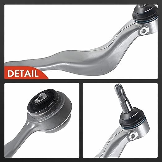 A to Z Auto Parts front left suspension arm for BMW 3 Series E90 silver control arm with ball joint and bushing details