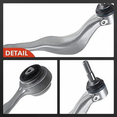 A to Z Auto Parts front left suspension arm for BMW 3 Series E90 silver control arm with ball joint and bushing details