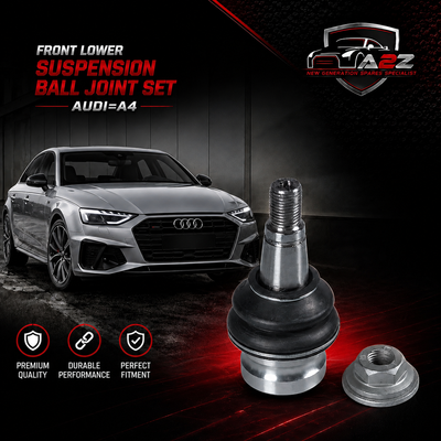 Front Lower Suspension Ball Joint Set 8W0407689B Compatible With AUDI=A4 8W