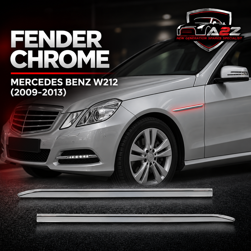 Fender Chrome Left 2126903362 & Right 2126903462 Compatible With Mercedes Benz (W212) E-Class (2009-2013) Tag No.289