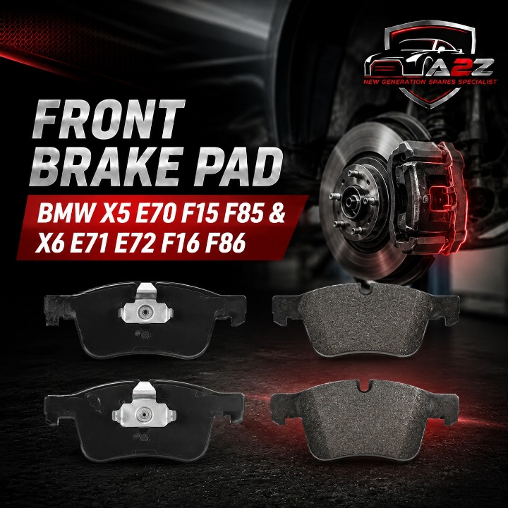 Front Brake Pad 34116779293 2417001 P06049 Compatible With BMW X5 E70 F15 F85 & X6 E71 E72 F16 F86