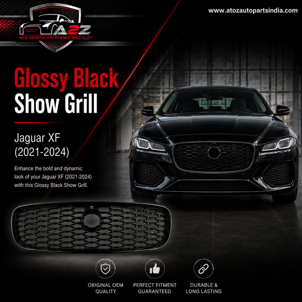 Glossy Black Show Grill T2H45336 Compatible With Jaguar XF (2021-2024) Tag No.32