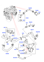 ELBOW JDE39414 LR092129 Compatible With Jaguar XF 2017-2018.