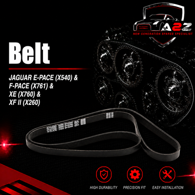 Belt T2R21156 T2H1394 T2H2425 6PK1935 Compatible With JAGUAR E-PACE (X540) & F-PACE (X761) & XE (X760) & XF II (X260)
