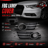 Fog Lamp Cover Compatible With AUDI A6 C7 2013-2015 Fog Lamp Cover Left 4GD807681B & Right 4GD807682B Tag-FC-38 Fog No.38 (2013-15)