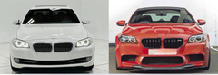 Complete Body Kit Front & Rear Both FRBK423 Compatible With BMW F10 Upgrade to BMW F10 To M5