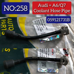 Engine Coolant Hose Pipe 059121731B 059121731A 059121731D For AUDI A4 B8 (8K2) A6 A8 | A4 / S4 A7 Sportback (4GA, 4GF) | A7 / S7 & CAYENNE (92A) MACAN (95B) PANAMERA (970) & CAYENNE (92A) MACAN (95B) PANAMERA (970) Tag No.258