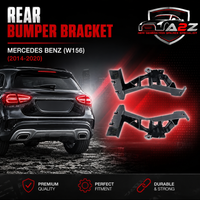 Rear Bumper Bracket Left 1568850914 & Right 1568851014 Compatible With Mercedes Benz (W156) GLA-Class (2014-2020) Tag No.546
