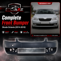 Complete Front Bumper 5E0807221 Compatible With Skoda Octavia (2014-2016) Tag No.1192