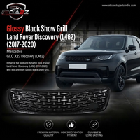 Glossy Black Show Grill Compatible With Land Rover Discovery (L462) (2017-20) Tag 1
