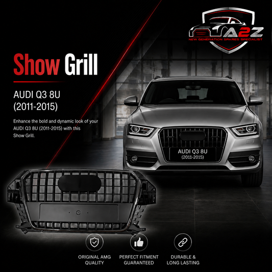 Show Grill 8U0853651KH1QP Compatible With AUDI Q3 8U (2011-2015) Tag No.126