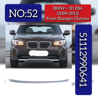 Front Bumper Center Chrome 51112990641 Compatible With BMW X1 (E84) (2009-2012) Tag No: 52