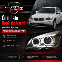 Headlight Headlamp Left & Right (Without Blaster) Compatible With BMW X1 E84 2009-2012 Helogen