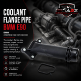 Coolant Flange Pipe 11127810707 11127810712 For BMW 3 Series E90 F30 & 5 Series F10, 7 Series F02, X1 E84, X3 F25, X5 F15 & MINI COUNTRYMAN R60 Tag-E-78
