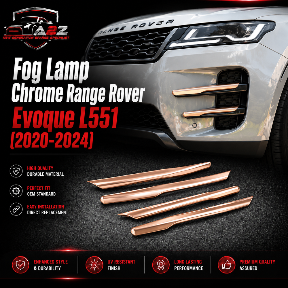 Fog Lamp Chrome Compatible With Land Rover Range Rover Evoque (L551) (2020-2024) Tag No.611