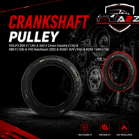 Crankshaft Pulley 6842273 Compatible With VOLVO S60 II (134) & S60 II Cross Country (134) & S80 II (124) & V40 Hatchback (525) & XC60 I SUV (156) & XC60 I VAN (156)