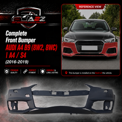 Front Rear Bumper 8W0807065K 8W0807065KGRU Compatible With AUDI A4 B9 (8W2, 8WC) | A4 / S4 (2016-2019) Tag No.14