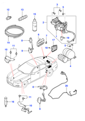 Front Right Suspension Height Level Sensor C2D16581 Compatible With JAGUAR XJL 2010-2018