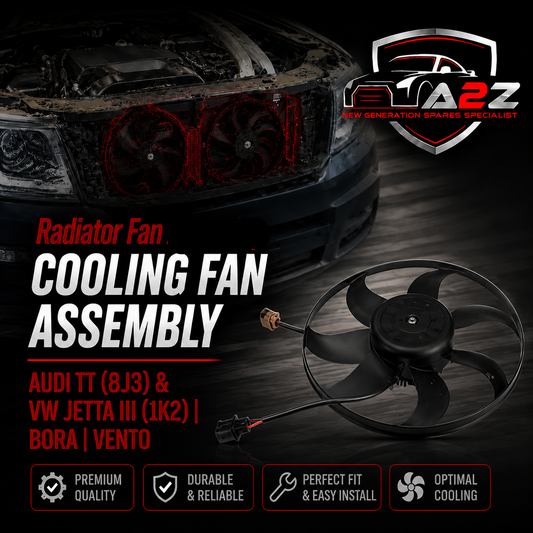 Radiator Fan Assembly 1K0959455FR Compatible With AUDI TT (8J3) & VW JETTA III (1K2) | BORA | VENTO
