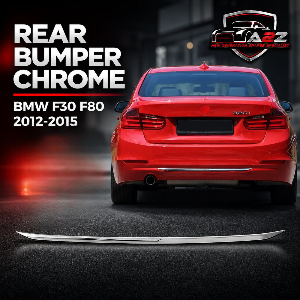 Rear Bumper Chrome 51127289755 Compatible With BMW 3 Series (F30, F80) 2012-2015 Tag No.54