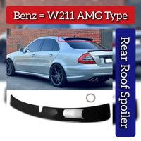 Rear Roof Spoiler Compatible With Mercedes Benz W211 AMG Type (2003-09)