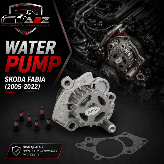 Water Pump WP6072 03L121011C 03L121011J 03L121011N 03L121011P 03L121011Q 03L121011PX Compatible With SKODA FABIA II (542) OCTAVIA II (1Z3) | LAURA SUPERB II (3T4) YETI (5L) CONTINENTAL