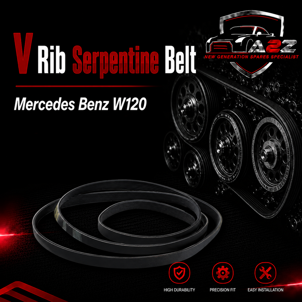 V-ribbed Serpentine Belt 0109977392 Compatible With Mercedes Benz W120