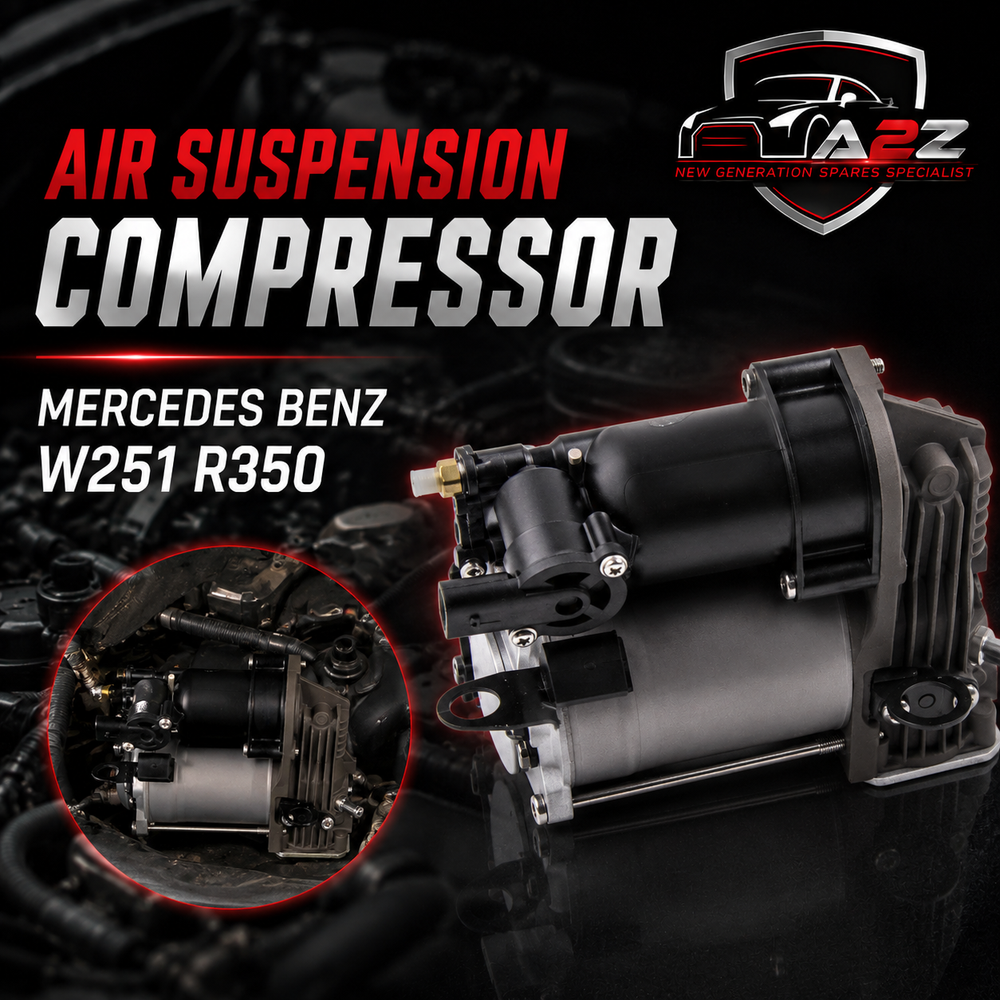 Air Suspension Compressor 2513202604 Compatible With Mercedes Benz W251 R350