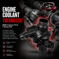 Engine Coolant Thermostat 11537580627 11538671517 For BMW 5 Series F10 & 7 Series F02 Tag-E-77