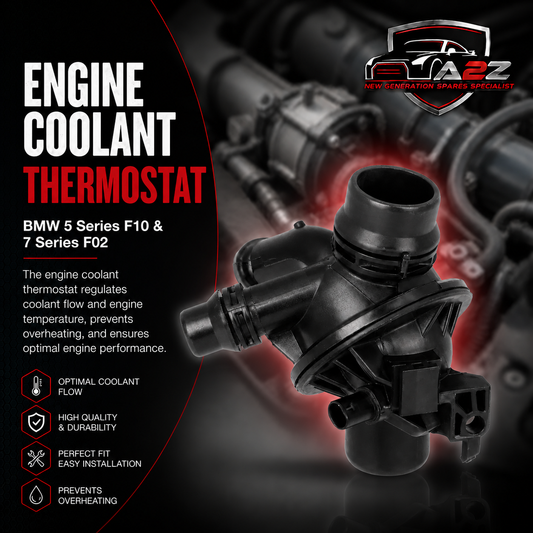 Engine Coolant Thermostat 11537580627 11538671517 For BMW 5 Series F10 & 7 Series F02 Tag-E-77