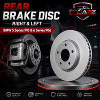 Rear Brake Disc Right 34212284104 & Left 34212284103 Set Compatible With BMW 5 Series F10 & 6 Series F06