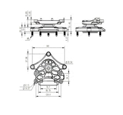 Transmission Mount 2212400518 Compatible With MERCEDES-BENZ C-CLASS W204 & E-CLASS W212