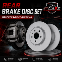 Rear Brake Disc Set A1664230012 A1664230500 Compatible With MERCEDES-BENZ GLE W166