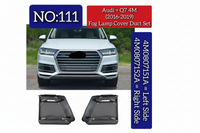 Fog Lamp Cover Duct Left 4M0807151A & Right 4M0807152A Compatible With Audi Q7 4M (2016-2019) Tag No.111